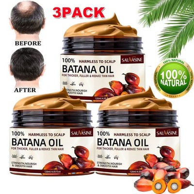 3x Batana Oil For Hair Growth, Pure Natural Botana Oil Cream Hair Loss Treatment