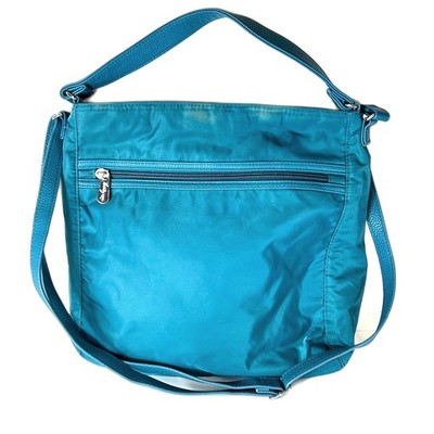 Thirty-One Women s Blue Nylon Everything Travel Organizer Shoulder Crossbody Bag
