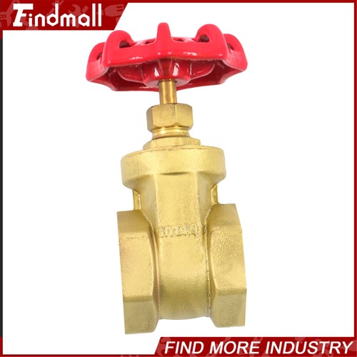 Findmall 1-1/2" Brass gate valve (โNPT-DN40) WOG 200 PSI