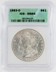 1883-O Morgan Silver Dollar ICG MS64 S$1 New Orleans Minted No Reserve
