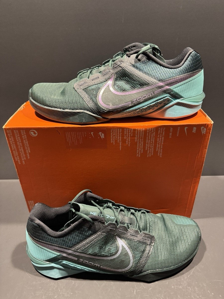 Nike React Metcon Turbo 2 Pro Green Black Teal Sneakers 