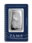 PAMP 50 gram Silver Bar Suisse Lady Fortuna in Assay RARE