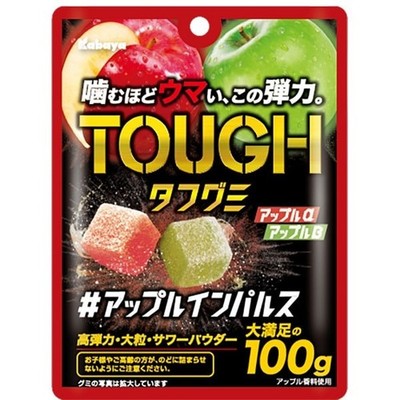 Tough Gummi Candy gummy Apple impulse 100g Kabaya from Japan