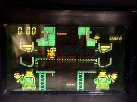 ⭐🏅RARE FUN VINTAGE Nintendo Mario's Cement Factory Table Top Game&Watch ✅WORKS