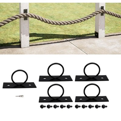5 Stück Deko Seil Halter Deckenhaken 2'' einfache Installation Edelstahl