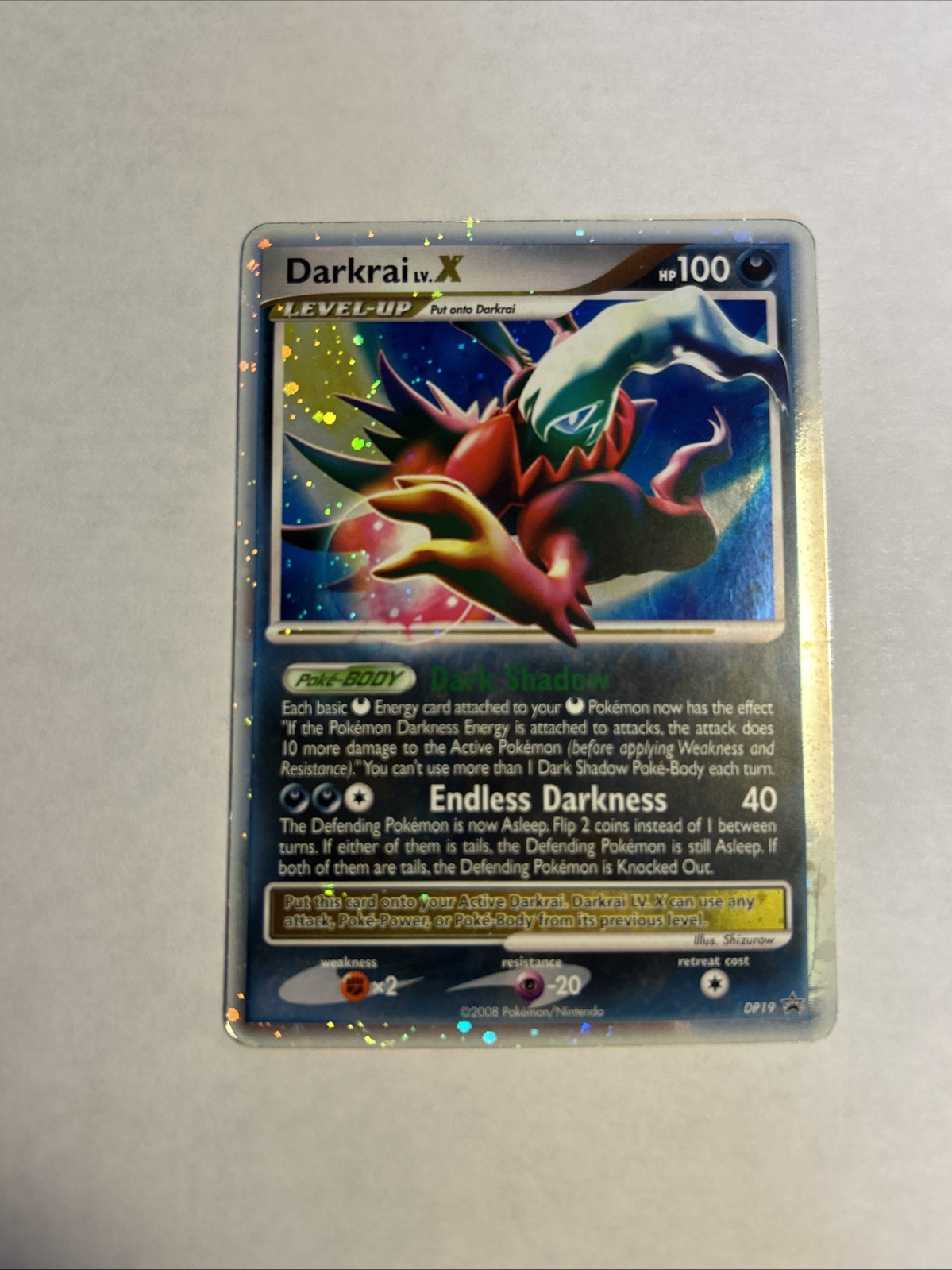 Pokemon Card - Darkrai LV.X Diamond and Pearl Promos DP19 Promo