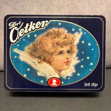 Dose Blechdose Dr. Oetker Backen Werbung Sonderedition Engel Sammler Rarität