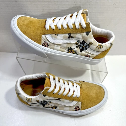 Sneaker Vans Oldol Skoolge Cottag giallaciata scamosciat scacchie florea t 6onna