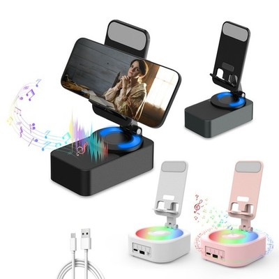 Handyhalterung mit Bluetooth, Tisch Ständer Halterung Smartphone Handy Tablet