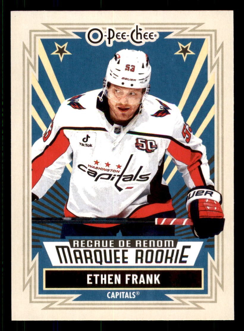 2025-26 O-Pee-Chee Retro #563 Ethen Frank Washington Capitals RC