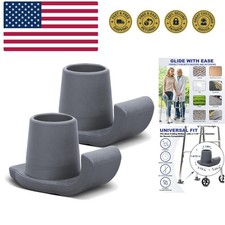 2-Pack Ski Glides for Walkers - Effortless Mobility, Ideal for Seniors