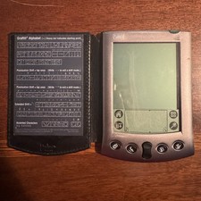 Palm Pilot M515 Handheld PARTS Only Untested - No Charger - With Hard Case