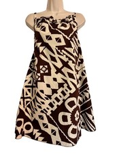 BDG Urban Outfitters Size Large Dress NWT $49 Brown White Pockets