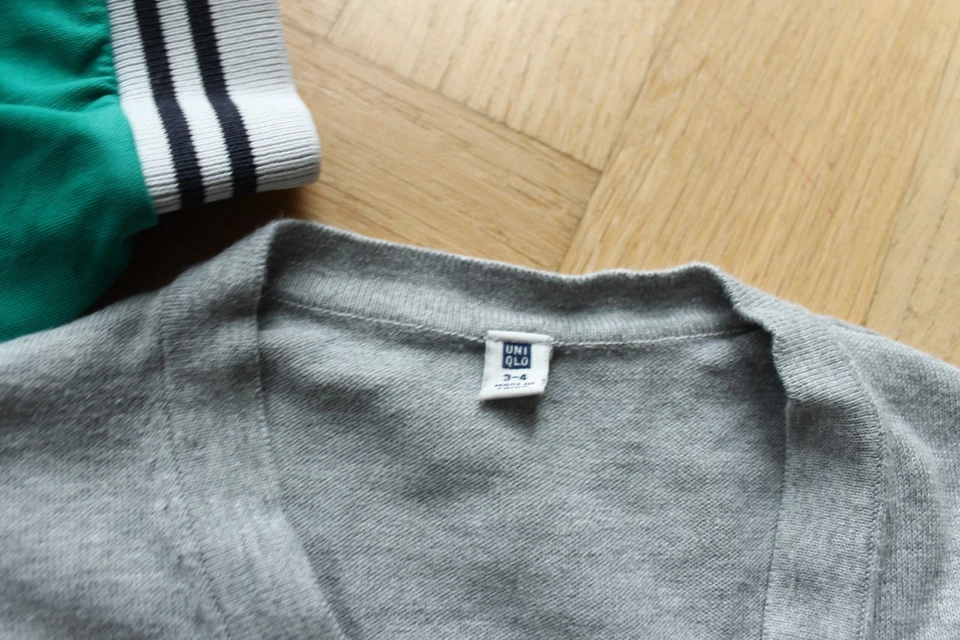 3 Petit Bateau Uni-QLO Brashes Cárdigan T.104/110cm Cremallera Pullover Pack Foto 3 de 4