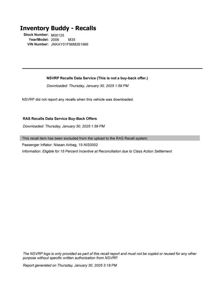 Radiator Fits 06-08 INFINITI M35 11196 - Image 2 of 4