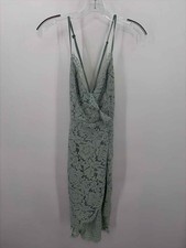 Pre-Owned Lulus Green Size XS Lace Knee Length Sleeveless Dress