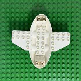 Lego Duplo Red Airplane Plane Midsize Fuselage Tail with Globe In 10805 & 10590