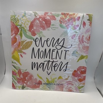 Dollar Tree Every Moment Matters 2024 12 Month Calendar Floral Design