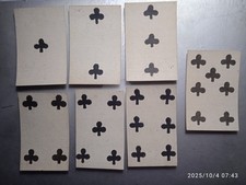 7 Cartes à Jouer anciennes