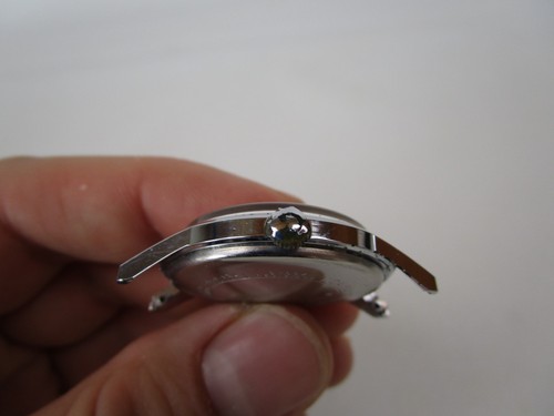 Vtg Caravelle N4 Black Dial Water Resistant Mechanical Mens Watch Parts Repair - Picture 12 of 12