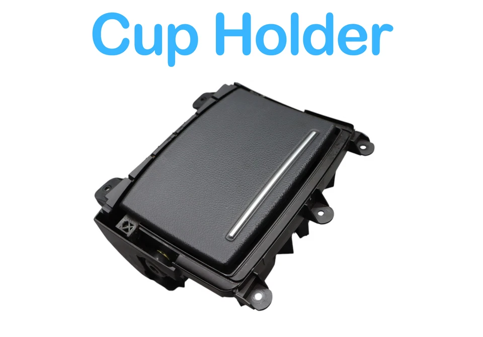 Bandeja de almacenamiento portavasos doble consola central Audi A7 A6 Quattro 12-18 OEM Foto 3 de 4