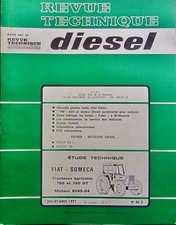 REVUE TECHNIQUE TRACTEUR AGRICOLE FIAT SOMECA 780 780 DT MOTEUR 8045_04
