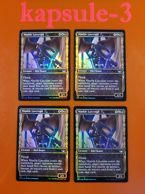 4x Nimble Larcenist | FOIL Showcase | Streets of New Capenna | MTG Magic Cards