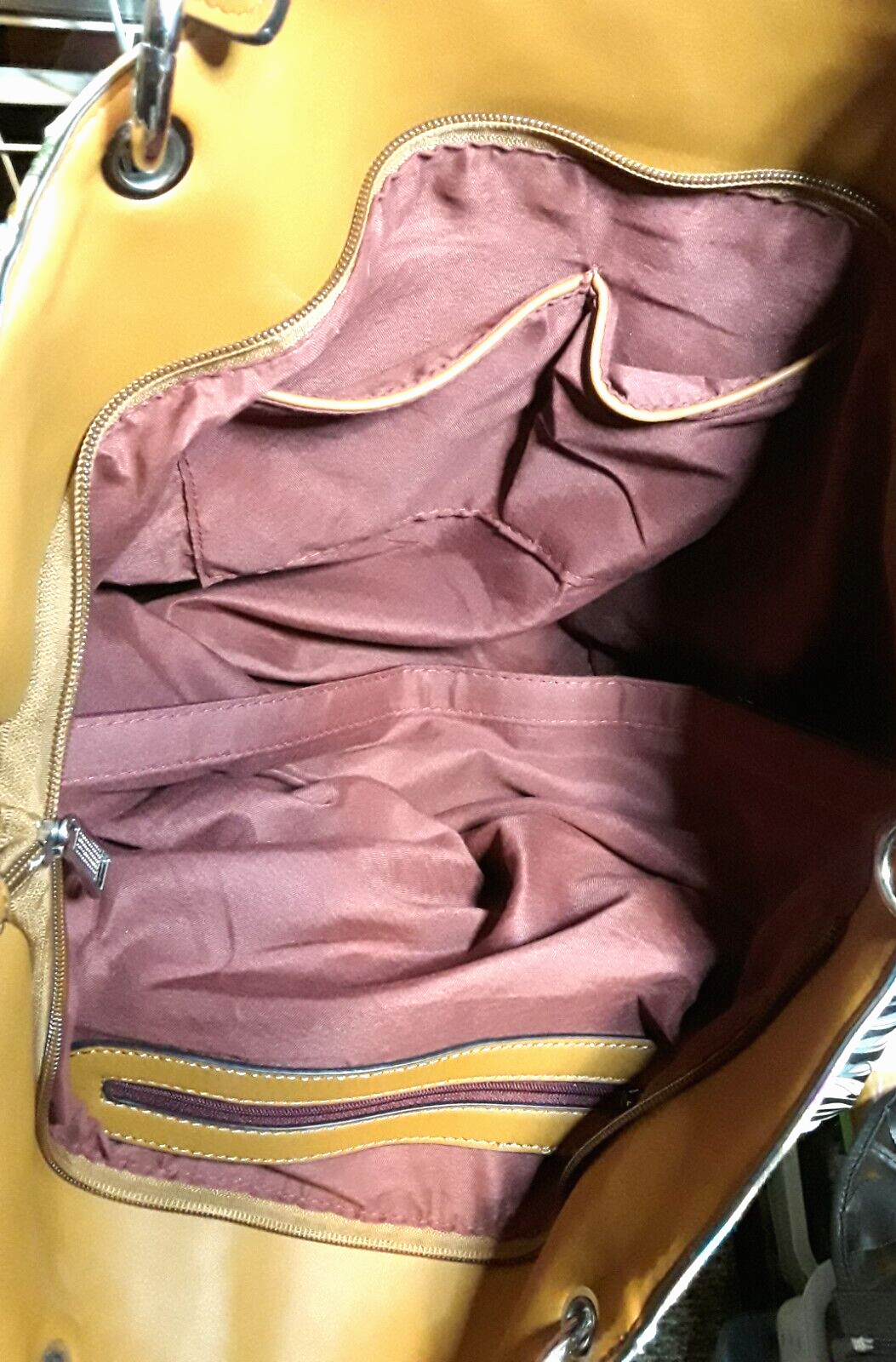 Large Colorful Patchwork Soft Sided Tote Bag ALPI… - image 8