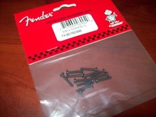 NEW Genuine Fender Intonation Screws 12 For Strat Tele - BLACK, 001-7031-049