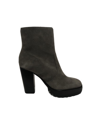 Allsaints Grey Heel Ana Suede Bootie 