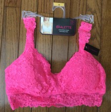 New No Boundaries NOBO Bralette Lace Wirefree Convertible Straps Sz M G12-3 