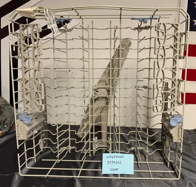 whirlpool dishwasher top rack