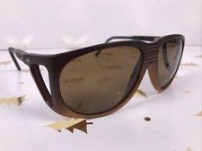 Vintage USA Sport Sunglasses Adjustable UV Driver Model Brown