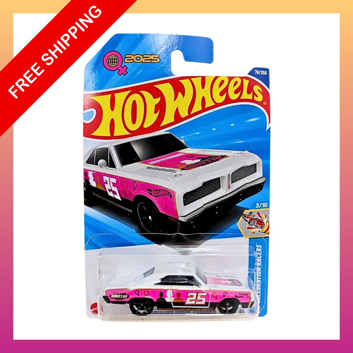 2025 Hot Wheels '74 Brazilian Dodge Charger HW Celebration Racers