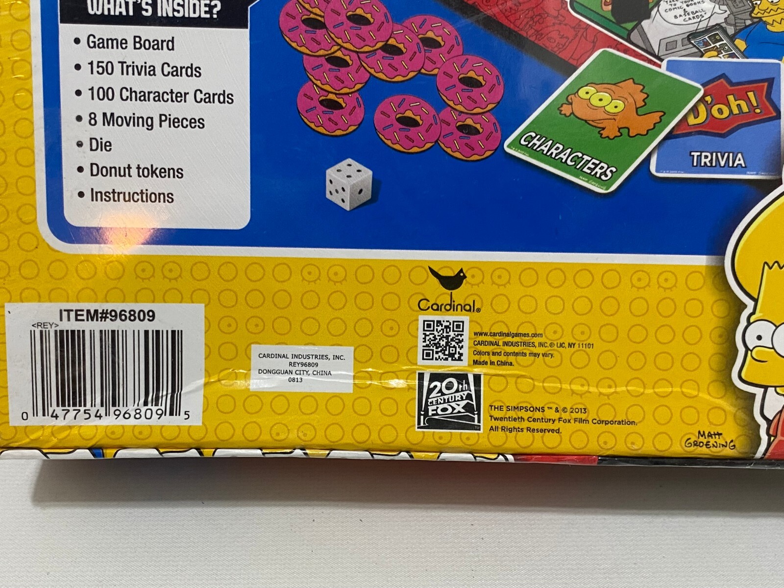 The Simpsons Fan Edition 25th Anniversary Trivia Board Game Brand New Sealed
