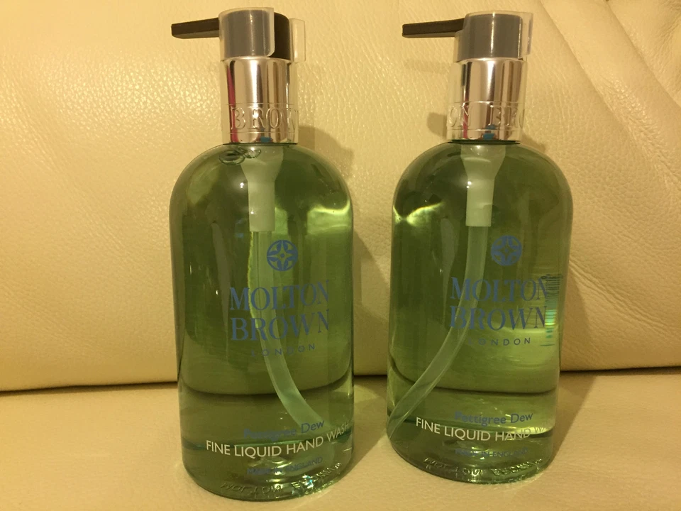 Molton Brown 2 x 300ml Pettigree Dew Fine Liquid Hand Wash BRAND NEW