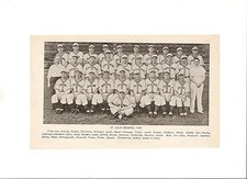 Browns 1945 Team Picture Luke Sewell Vern Stephens George McQuinn Nelson Potter