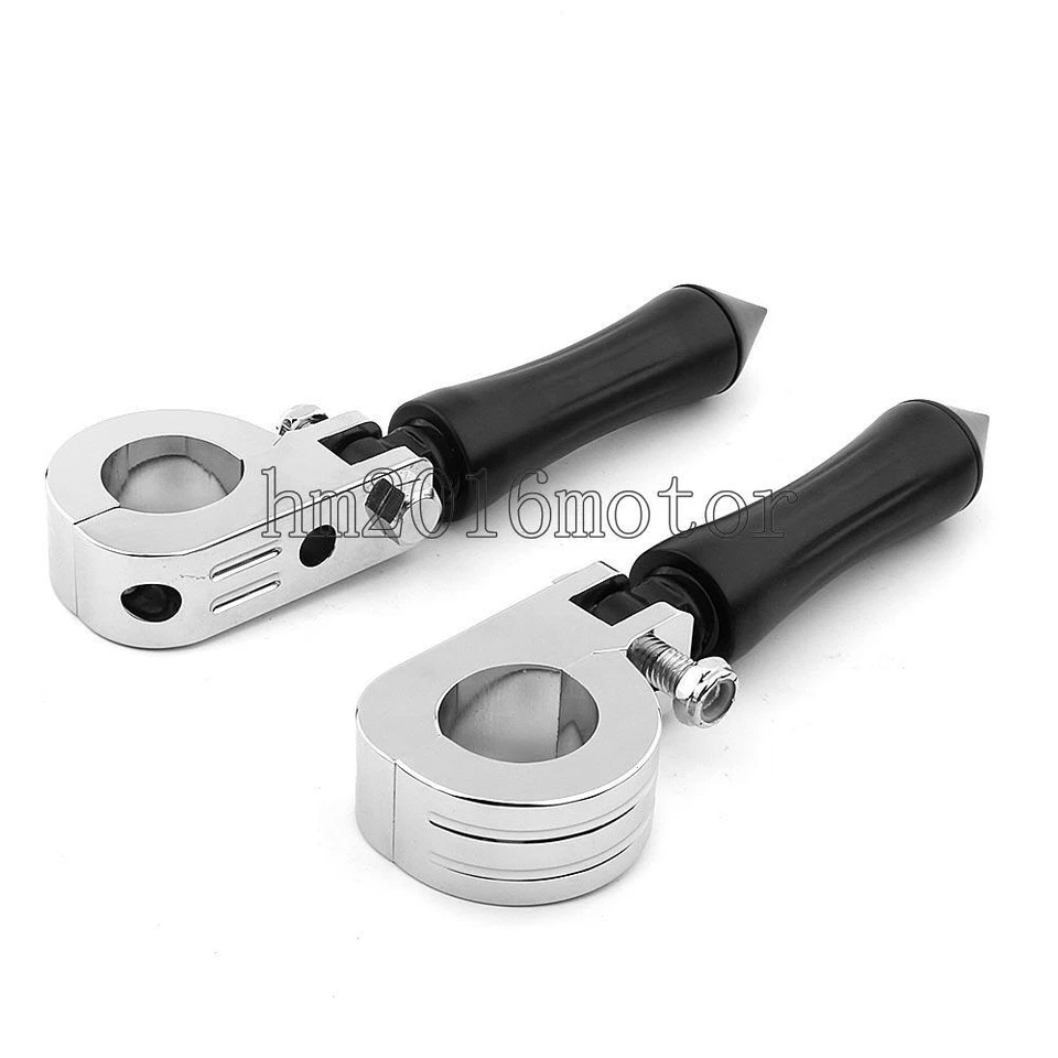 Reposapiés de carretera de 32 mm para motocicleta barra de choque de 1-1/4" para Harley Davidson CVO Foto 4 de 4