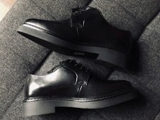 Pat Calvin Glattleder Schnürer Elegant Schwarz Herren Halbschuh, Gr. 43