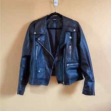 Torrid Black Faux Leather Motorcycle Jacket