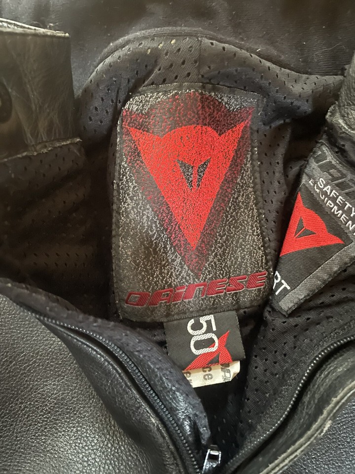 dainese leather motorcycle trousers Eu50 UK 30” eBay