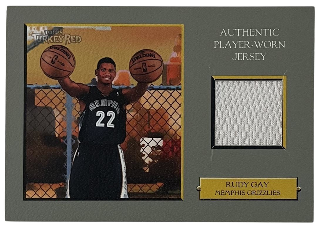 2006 Topps Turkey Red Relics #TRR-RG Rudy Gay Memphis Grizzlies