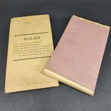 Lot of 2 - 1943 & 1945 Latimer Sales Book Duplicate 50 Sets 5H528 4" x 6.5" Used