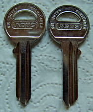 original ABUS Schlüssel Rohling 85/50 bzw 85/60 für Zylinder-Vorhang-Schloss