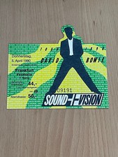 1x Ticket Eintrittskarte David Bowie, 5.4.1990, Frankfurt Festhalle 