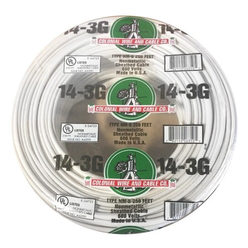 14 3 Romex 250 Ft Weight 14 3 Romex 250 Ft Weight
