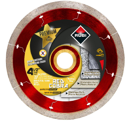 Rubi Tools Red Cobra Premium Diamond Blades ~All Sizes Available~