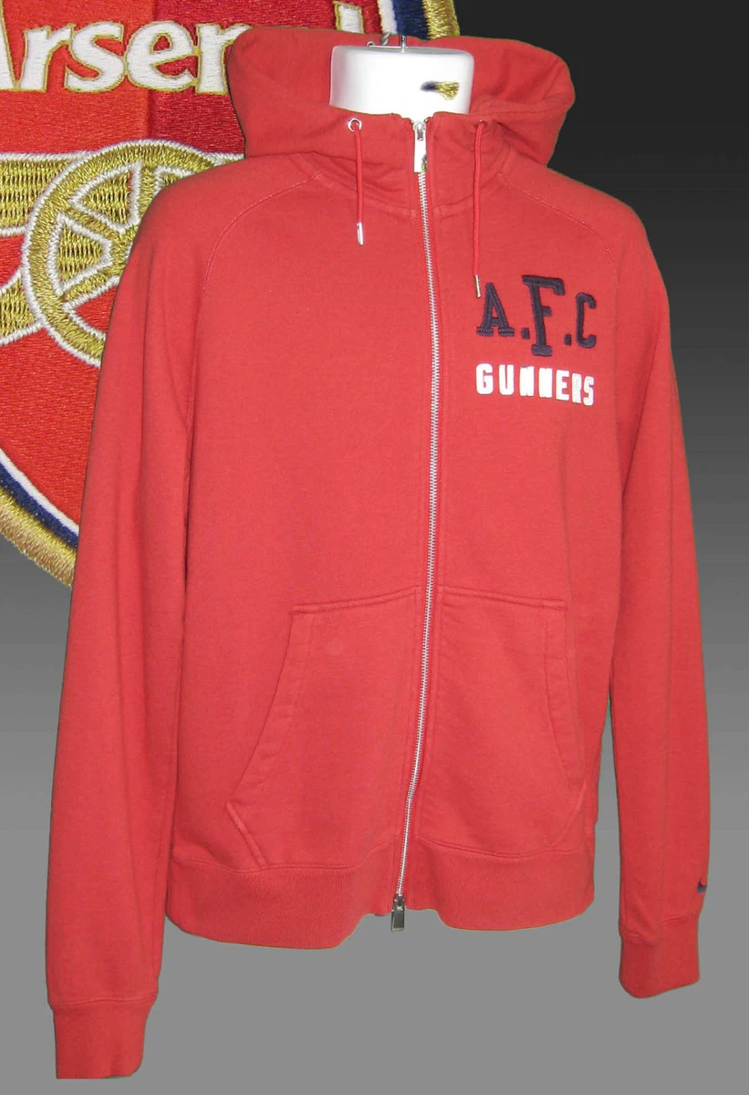 New NIKE NSW ARSENAL Football AW77 Superior ZIPPED HOODIE JACKET