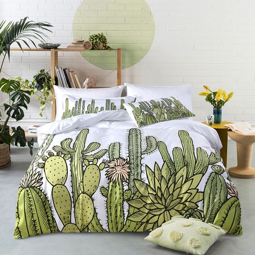 Bed Quilt Duvet Cover Set Pillow Case 