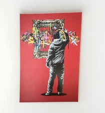 Martin Whatson  Framed (Red) - STICKER / Street Art / Graffiti/ Urban Art
